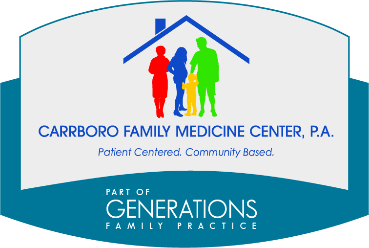 The logo for Carrboro Family Medicine Center in Carrboro, NC